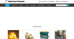 Desktop Screenshot of meghagroup.co.in